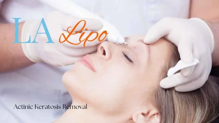 Woman receiving Actinic Keratosis Removal Treatment Cheltenham