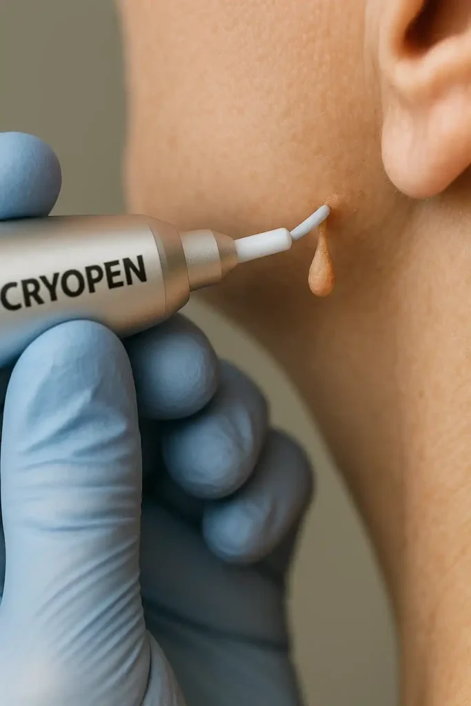 Cryopen for skin tags removal Cheltenham speak to our team today!