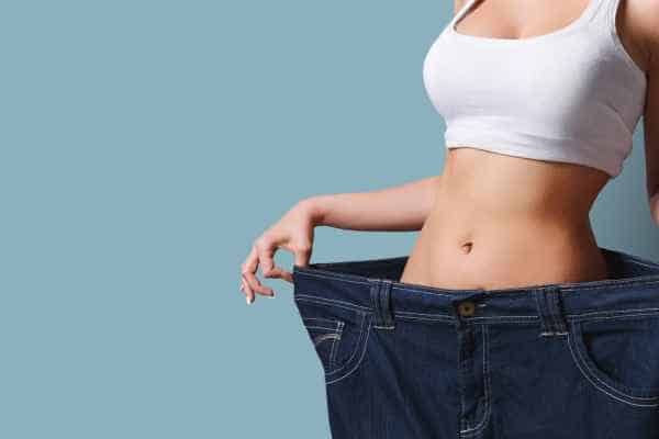 woman after fat reduction treatment Cheltenham