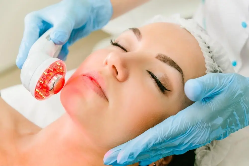 woman having non-surgical Morph8 treatment Cheltenham