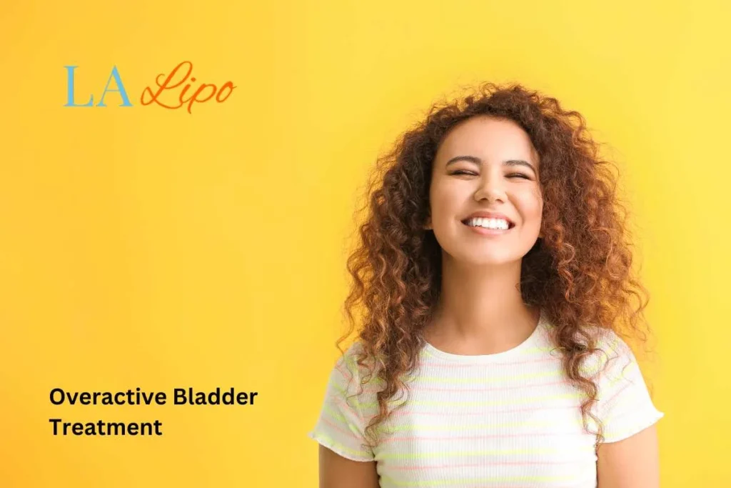 woman smiling about overactive bladder treatment Cheltenham solutions
